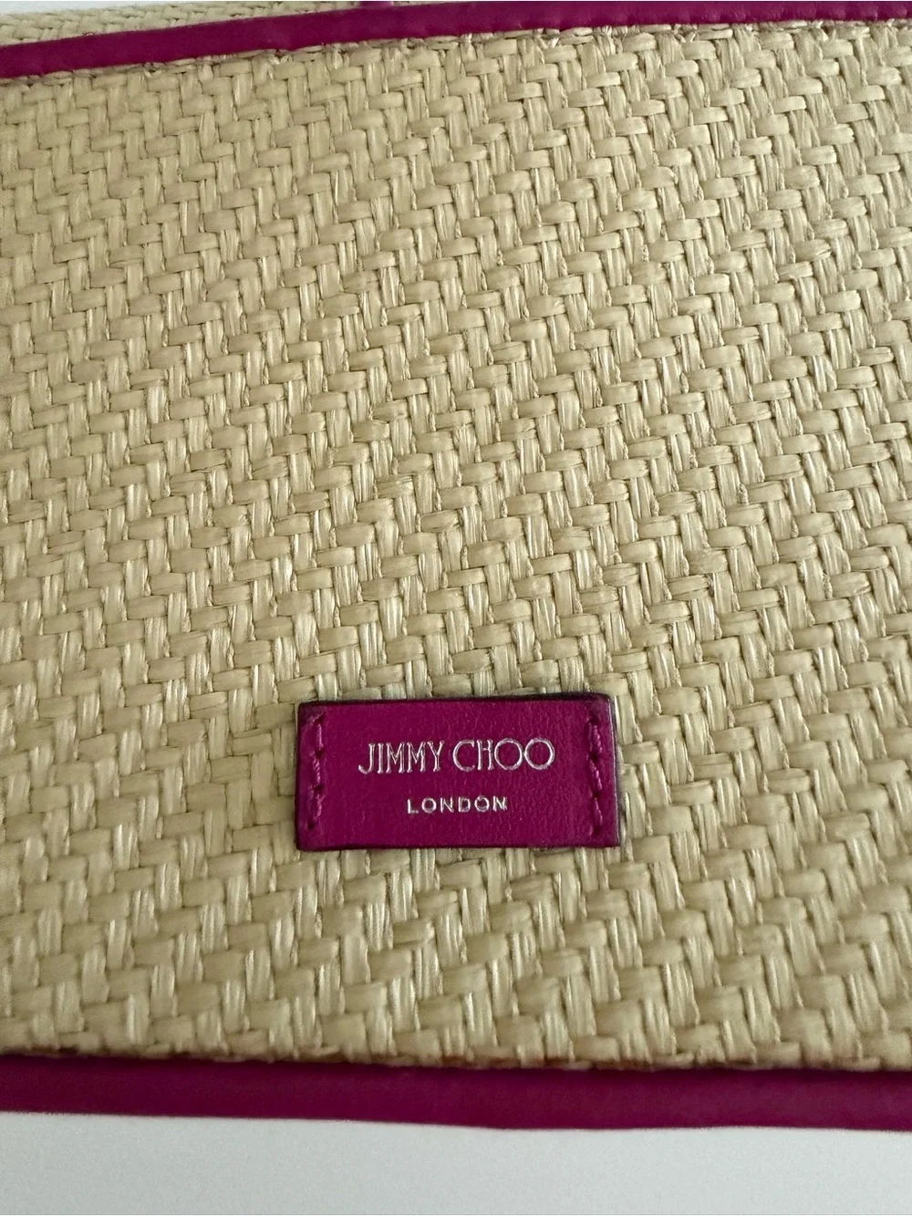 Jimmy Choo Raffia Crossbody Bag